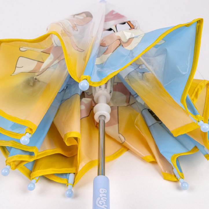 Paraigües Cerda transparent amb personatges de la serie bluey - Querol online