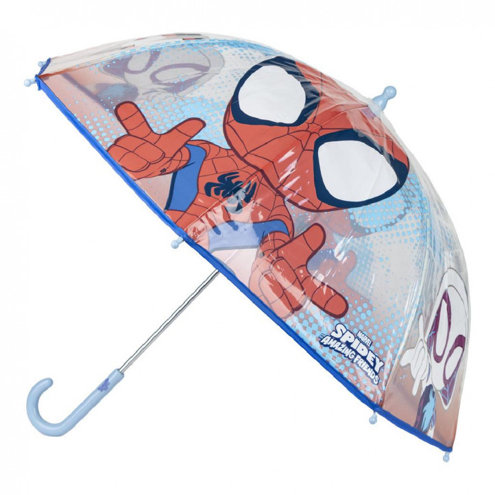 Paraigües Cerda transparent amb personatges de spidey amazing friends - Querol online