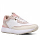 Zapatillas Owel sydney blancas y rosas - Querol online
