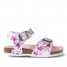 sandalias Pablosky con corazones y flores y estilo bio