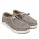 Zapatos sport Lobo marrones textil con cordón superior y piso blanco - Querol online