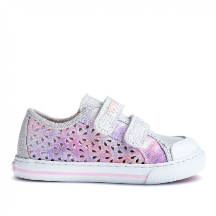 Sabatilles lona Pablosky amb doble velcro, plantilla extraïble i efecte tie-dye - Querol online