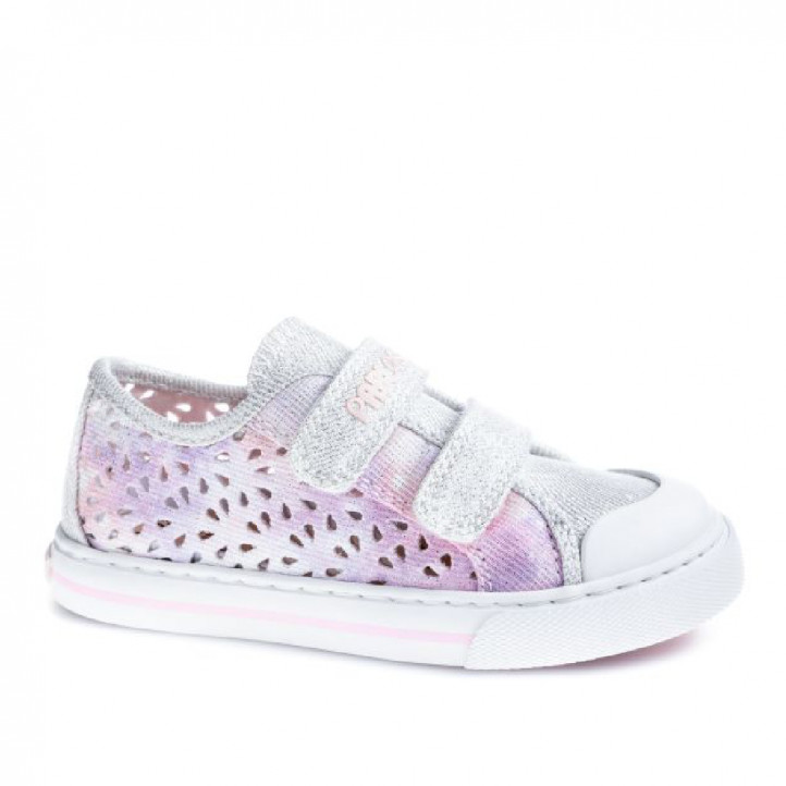 Sabatilles lona Pablosky amb doble velcro, plantilla extraïble i efecte tie-dye - Querol online