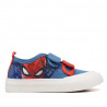 sabatilles lona Cerda amb doble velcro i rivet vermell de spiderman
