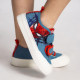 Zapatillas lona Cerda con doble velcro y ribete rojo de spiderman - Querol online