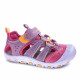 sandàlies Pablosky tancament amb velcro en tons roses i liles - Querol online