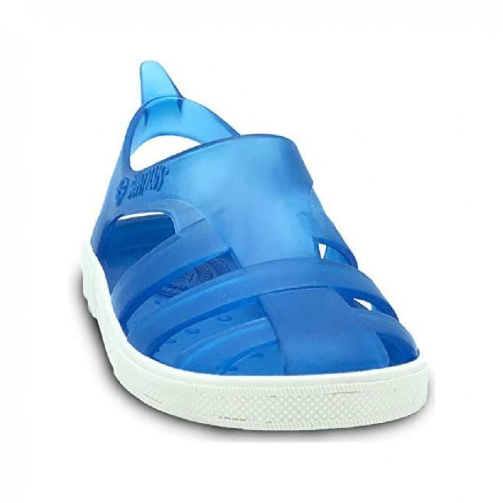 chanclas Pablosky azules con contraste de suela blanca - Querol online