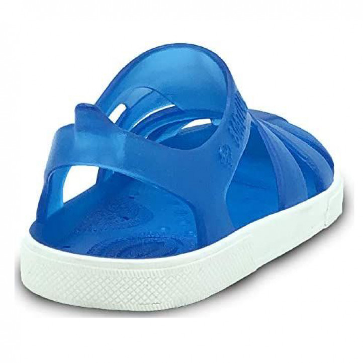 chanclas Pablosky azules con contraste de suela blanca - Querol online