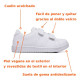 Sabatilles esport QUETS! blanques amb doble velcro - Querol online