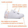 Sabatilles esport QUETS! blanques amb doble velcro