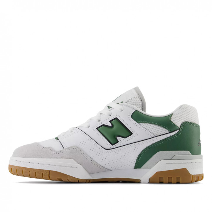 Zapatillas New Balance 550 blancas y verdes grises para mujer - Querol online