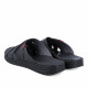 Sandalias Walk & Fly negras de piel con tiras cruzadas y superpuestas - Querol online