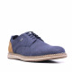 Zapatos sport Owel darwin azules con cordones encerados - Querol online