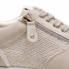 Zapatillas Owel Gold Coast beig con cremallera lateral