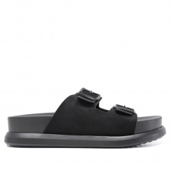 Sandalias planas Owel cottesloe de doble banda y hebilla - Querol online