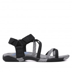 Sandalias Owel de montaña y trekking sport negras hobart - Querol online