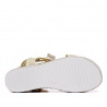 Sandàlies plataformes Owel gold coast  amb tires de ràfia