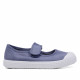 Zapatillas lona QUETS! azules claros con velcro superior - Querol online