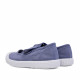 Zapatillas lona QUETS! azules claros con velcro superior - Querol online