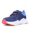 Zapatillas deporte QUETS! azules con doble tono y doble velcro