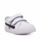 Zapatillas respetuosas blancas con detalles azules - Querol online