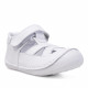 Zapatos respetuosos blancos cerradas con velcro - Querol online