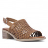 Sandàlies taló Redlove Sofia marrons amb reixeta extra suau en l'empenya
