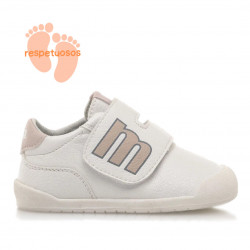 Sabatilles esport MustangKids 48909 free blanc i nude respectuosos - Querol online