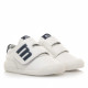 Zapatillas deporte MustangKids 48909 free blancas y azules respetuosas - Querol online