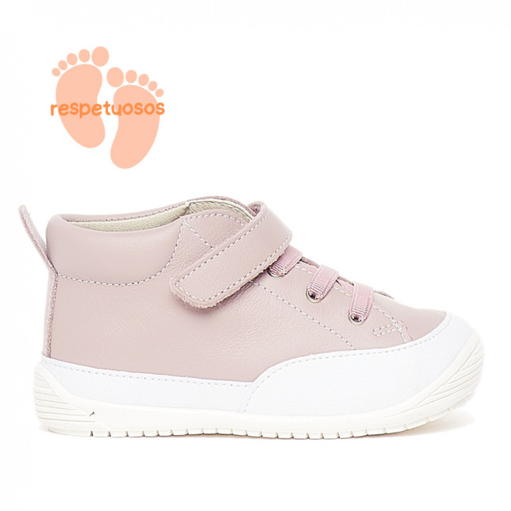 Sabates QUETS! flexibles en rosa i amb la sola blanca - Querol online