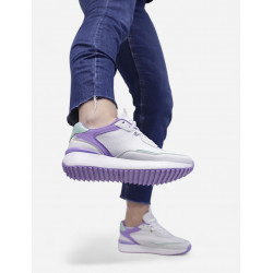 Zapatillas Owel sydney blancas y liles - Querol online