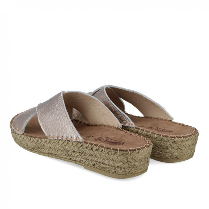 SANDALIAS METALIZADAS WALK AND FLY BEACH 7665 48452 WALK AND FLY - Querol online