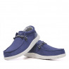 Sabates sport Lobo en estil tipus nàutics en color blau