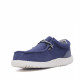 Sabates sport Lobo en estil tipus nàutics en color blau - Querol online