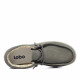 Zapatos sport Lobo tipo nauticos kaki con cordones elásticos - Querol online