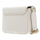 Bolso U.S. POLO ASSN. new mansion flap blanco con tira ancha - Querol online