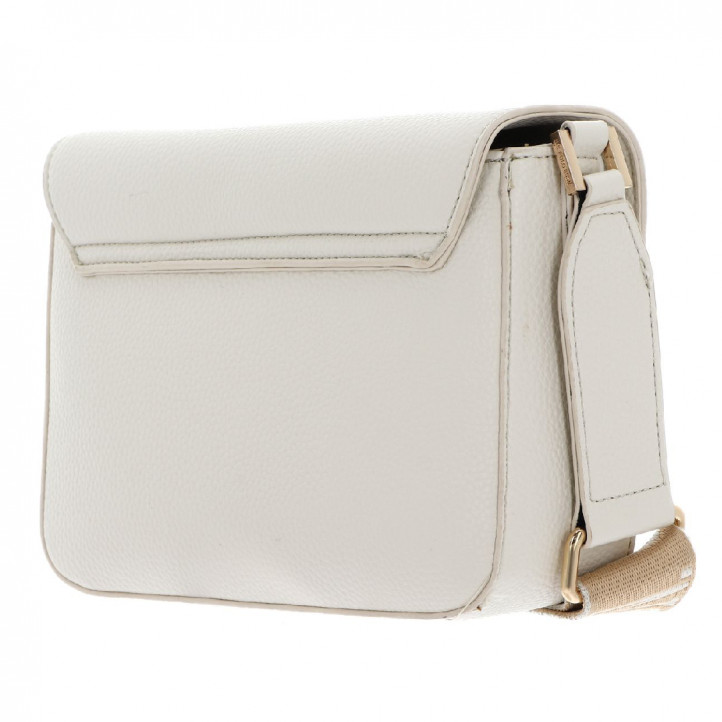 Bolso U.S. POLO ASSN. new mansion flap blanco con tira ancha - Querol online