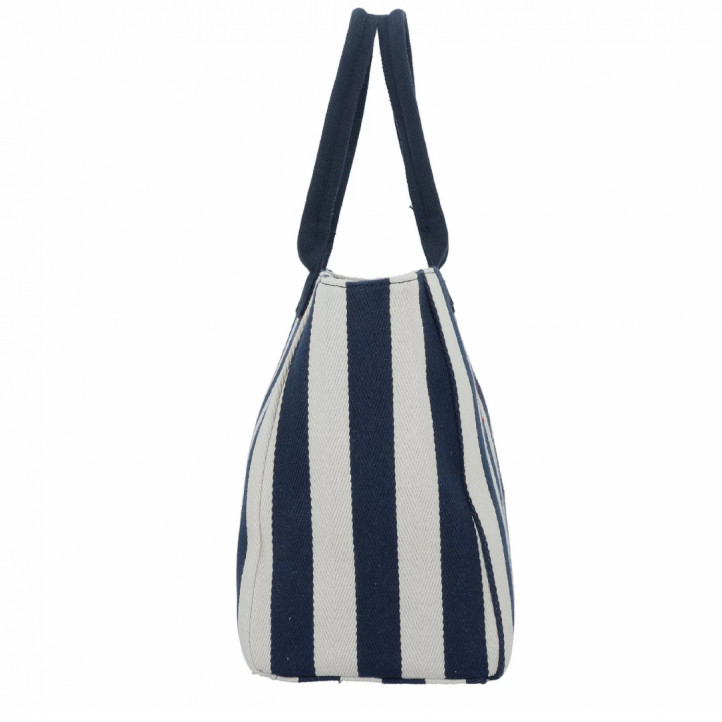 Bolso U.S. POLO ASSN. beach 02 navy con logo en contraste rojo - Querol online