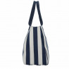 Bolso U.S. POLO ASSN. beach 02 navy con logo en contraste rojo