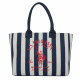 Bolso U.S. POLO ASSN. beach 02 navy con logo en contraste rojo - Querol online