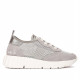 Zapatillas urban Weekend tulsa con rejilla y piel en color plata - Querol online