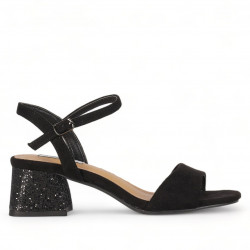 Sandàlies taló Chika 10 negres melania baixos