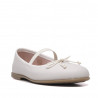 Bailarinas QUETS! color blancas con lazo tipo mercedita