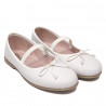 Bailarinas QUETS! color blancas con lazo tipo mercedita