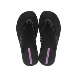 Chanclas Ipanema meu sol ad negras y lilas con tachuelas