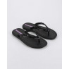 Chanclas Ipanema meu sol ad negras y lilas con tachuelas