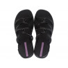 Xancles Ipanema meu sol sandal ad negres i liles amb tires entrecreuades