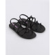 Xancles Ipanema meu sol sandal ad negres i liles amb tires entrecreuades - Querol online