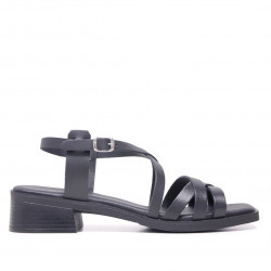 Sandàlies planes Redlove Beatriz negres amb diverses tires amb sivella de pell