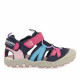 sandalias Gioseppo barfleur azules y rosas con doble velcro - Querol online